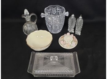 Mixed Glass And Lenox Lot