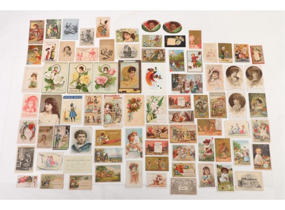 75 Miscellaneous Victorian Trade Cards