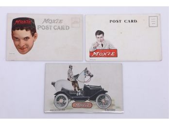 3 Early 1900's Moxie Postcards
