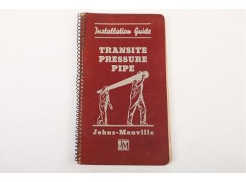 1950 Johns Manville Transite Pressure Pipe Guide