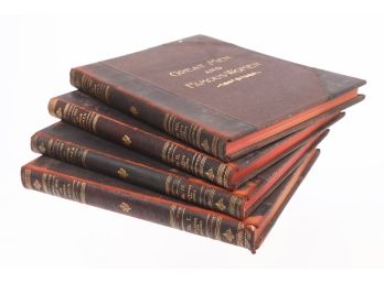 1894 4 Volumes 'Great Men & Famous Women' Vols 1, 2, 4, 8