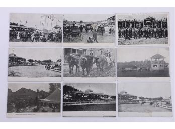 9 Early 1900's Danbury Fair CT Postcards - Events