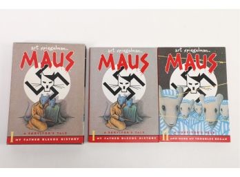 3 Vols. Art Spiegelman 'Maus - A Survivor's Tale'