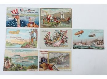 7 1909 Hudson - Fulton Celebration Postcards