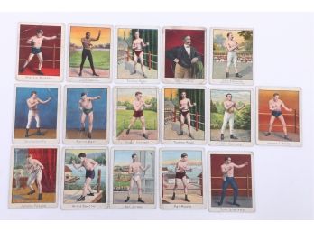 16 Early 1900's MECCA Tobacco Cards - Boxing
