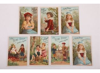 7 Acme Soap Victorian Trade Cards