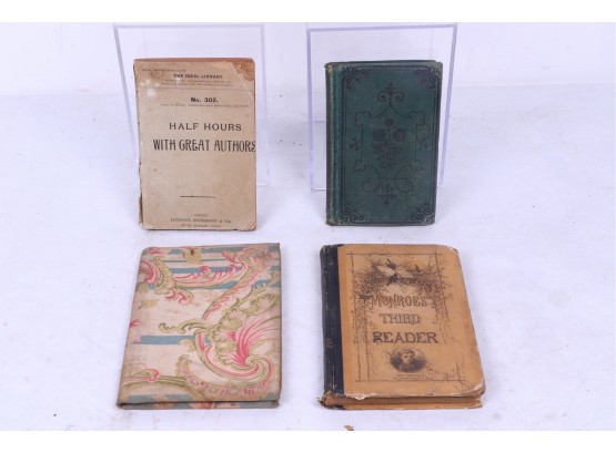 Group Of Antique 19th Century Children/youth Books
