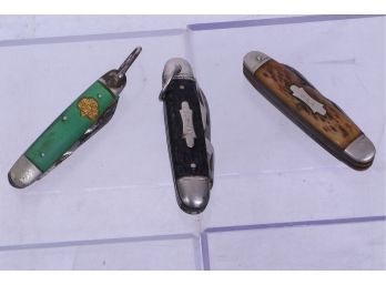 Group Of Vintage Boy-scout Pocket Knives