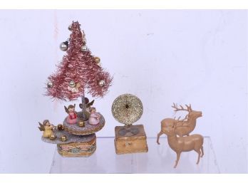 Lot Of Vintage/antique Christmas Items