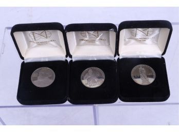 3 Russian Coins In Uncirculated Condition