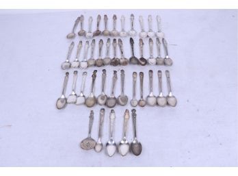 Group Of Vintage Silverplate Collectible Spoons