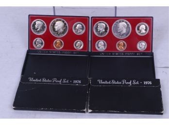 2 1976 US Proof Sets In Boxes