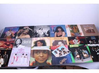 Lot Of Records From Diana Ross, Donna Summer, Commodores, The Supremes........