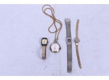 Group Of 4 Swiss Watches