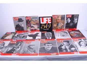 Lot Of Life Magazines From The 80's Including 50th Anniversary Edition