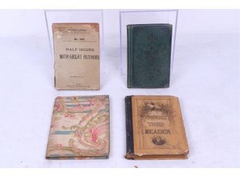 Group Of Antique 19th Century Children/youth Books
