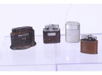 Group Of 4 Vintage Ronson Cigarette Lighters