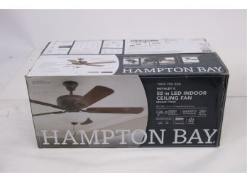 Hampton Bay Rothley II 52 In. Bronze LED Ceiling Fan With Light Kit