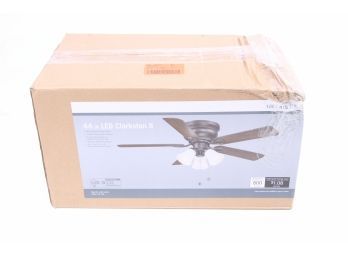 Clarkston II 44 In. LED Indoor Oiled Rubbed Bronze Ceiling Fan With Light Kit