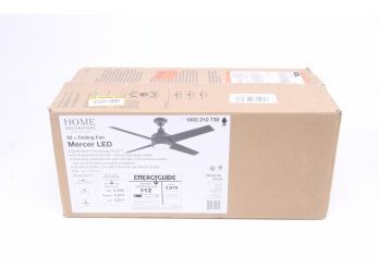 52' Mercer LED Indoor Oil Rubbed Bronze Ceiling Fan Integrated Led Remote