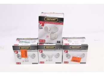 Group Of 4 Defiant Motion Activated Security Lights LED