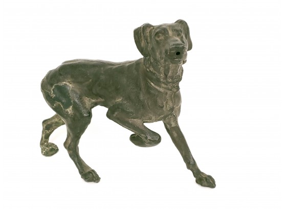 Hunting Dog Statue With Damage