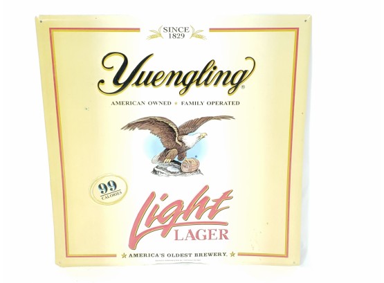 Yuengling Embossed Tin Beer Sign