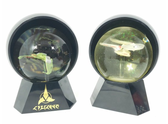 Star Trek Snow Globes With Light And Sound