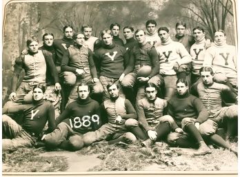 1889 Yale Football Team Photo