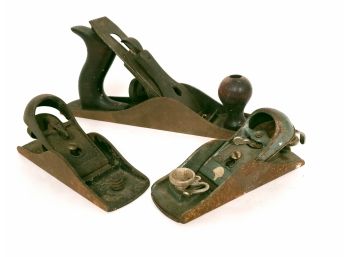 3 Hand Planes, Stanley #22, Bailey