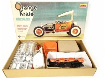 Lindberg Orange Karate Car Model In Box