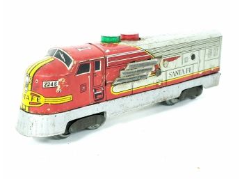 T.N Japan Friction Santa Fe Train Toy