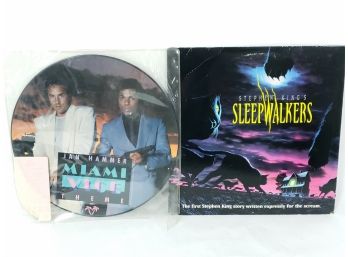 Stephen King Sleep Walkers Laser Disc And Miami Vice Theme