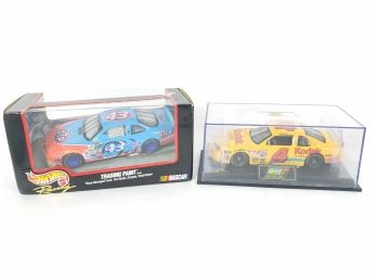 Hot Wheels Racing 1/24 Die Cast Cars Trading Paint And Revell Nascar 43 And 4