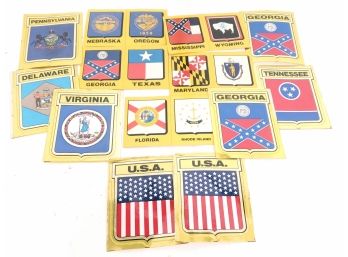 Vintage Gag Inc. Post Cereal State Flag Stickers And More