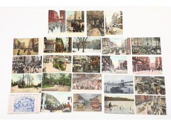 23 Early 1900's NYC Postcards