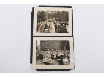 2 Photographs Of Franklin Delano Roosevelt Visit To Waterbury Conn.