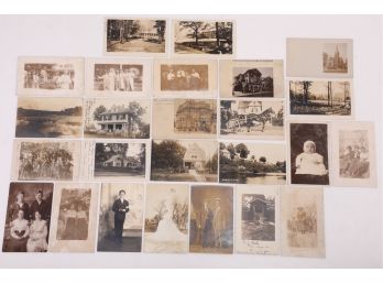 25 Early 1900's RPPCs Waterbury CT People & Places