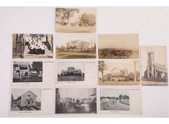 11 Early 1900's Newtown Connecticut Postcards
