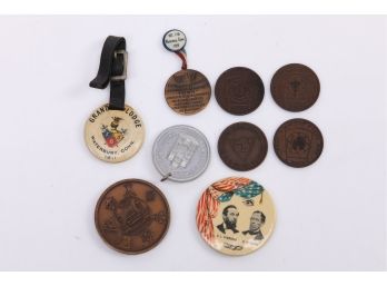 Grouping Early 1900's Misc Fraternal Items