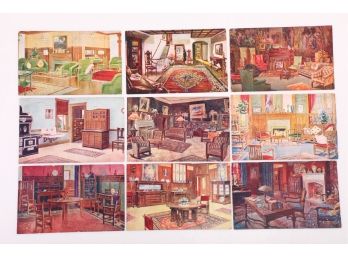 9 1911-1913 Boston Furniture Co Calendar Postcards