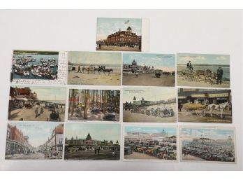 13 Early 1900's Maine Postcards Orchard Beach & Other