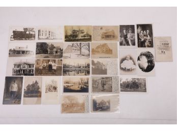 25 Early 1900's RPPCs Waterbury CT People & Places