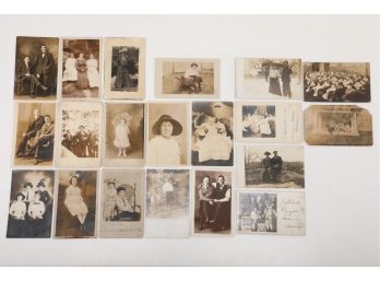 20 Early 1900's RPPCs Waterbury Conn 'Instant Relatives'