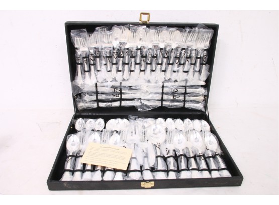 WM Rogers & Son NEW Plated Flatware Set For 12 People - New In Box