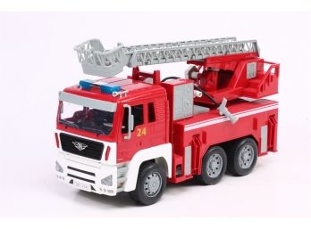 Vintage Large Firetruck Toy Driven By Battat