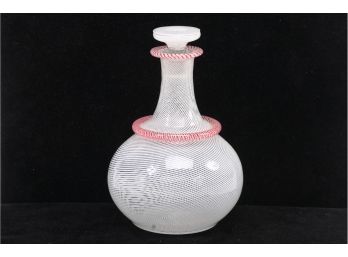 Vintage Murano Glass Decanter Flask