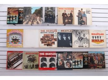 Group Of Vintage LP33 Vinyl Records - The Beatles
