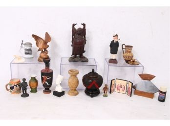 Group Of Small Shelf Decorative Collectibles