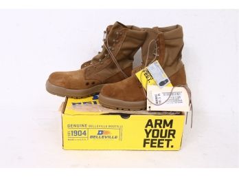 Belleville US Army Military Combat Boots Hot Weather Coyote Size 10.5 R - NEW In Box